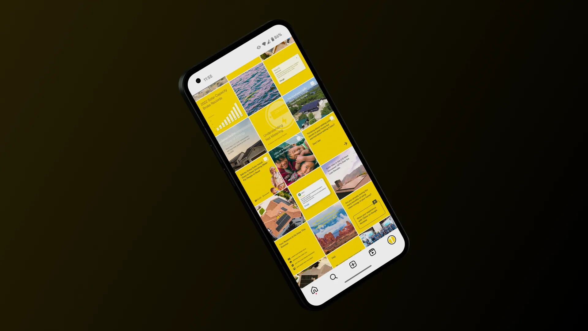 instagram phone mockup