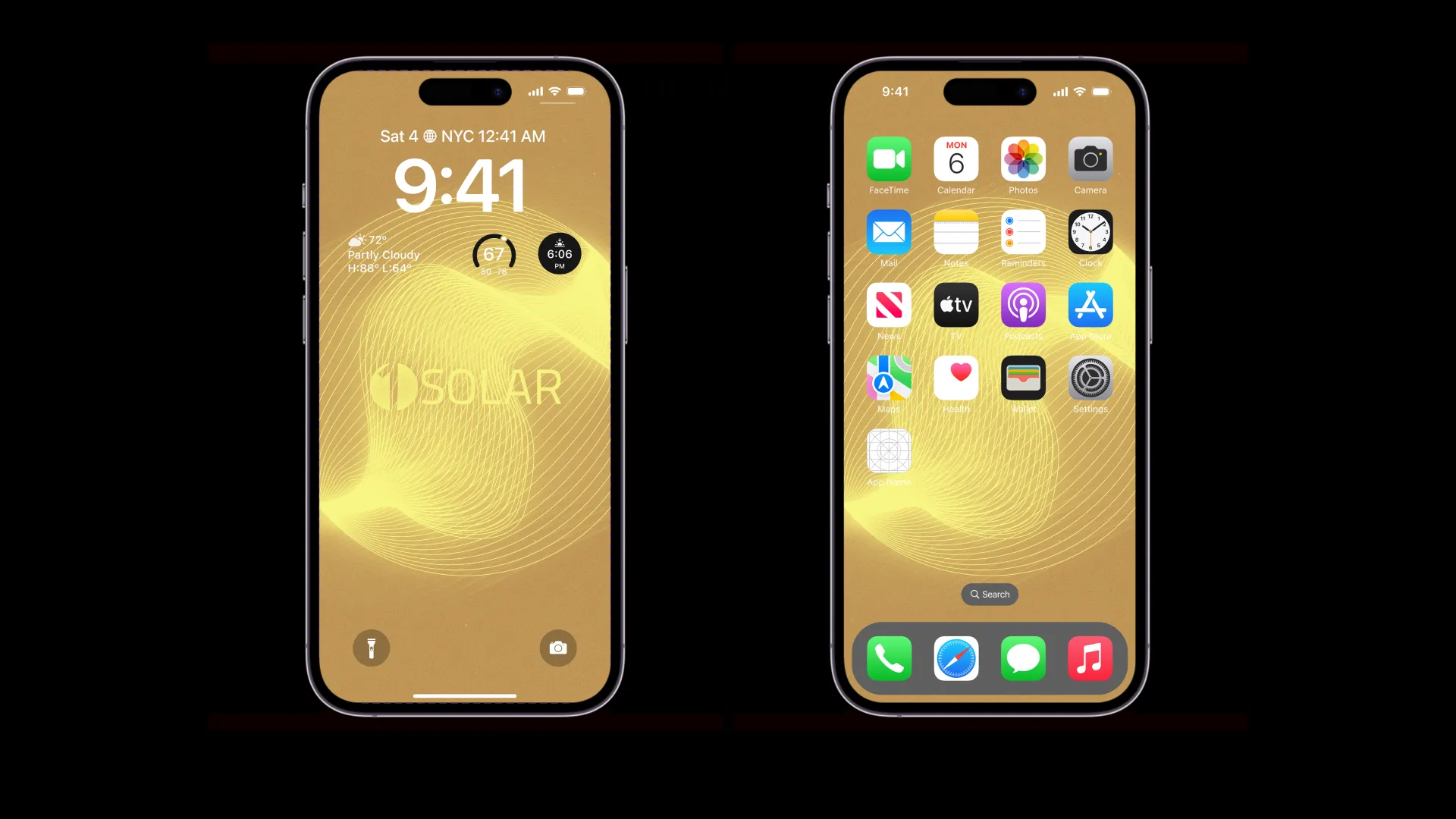 mobile wallpaper mockup