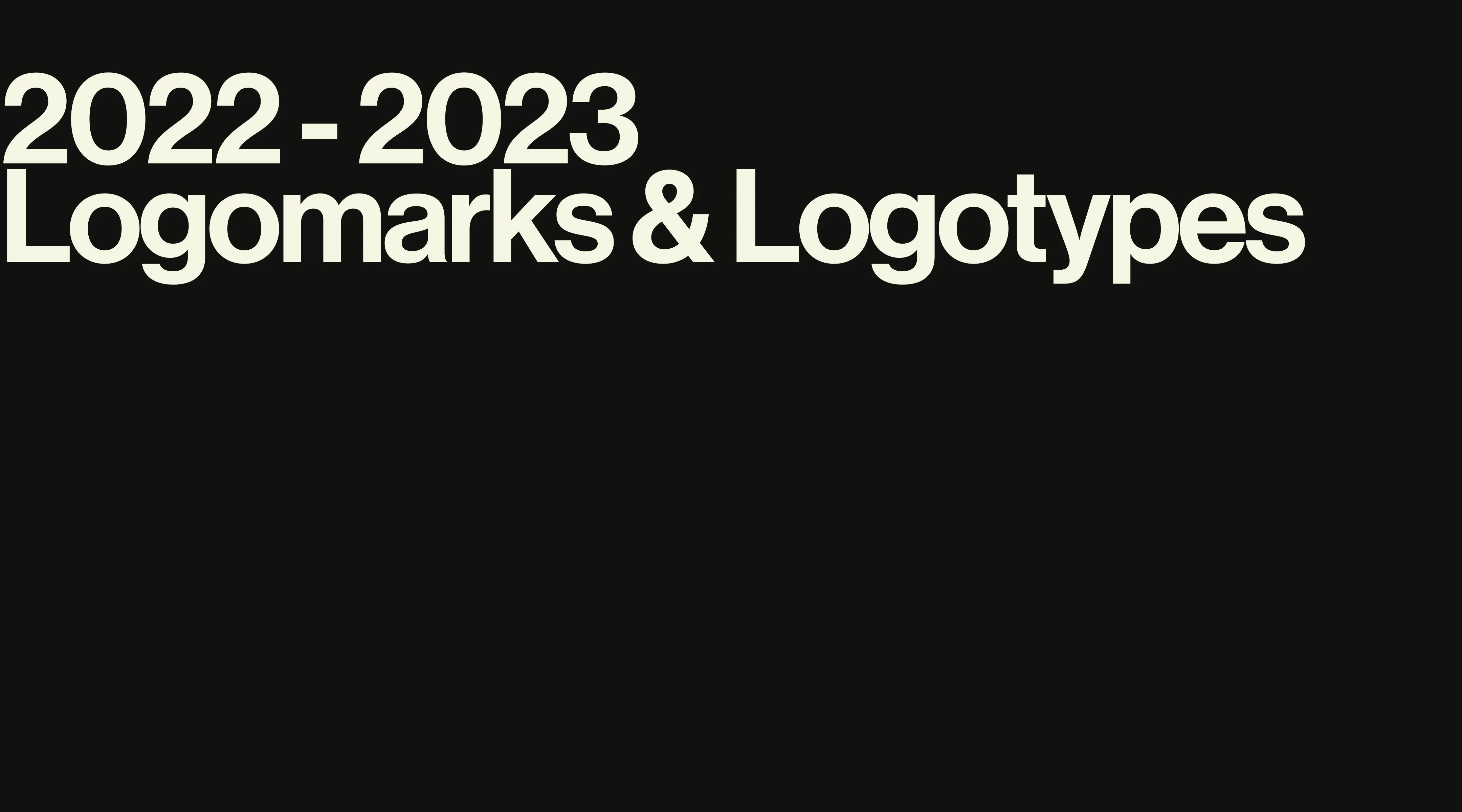 logomarks and logotypes cover