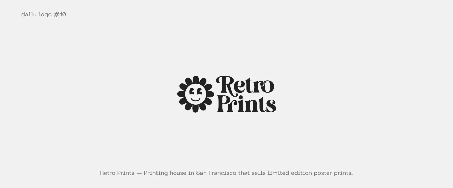 retro prints logo