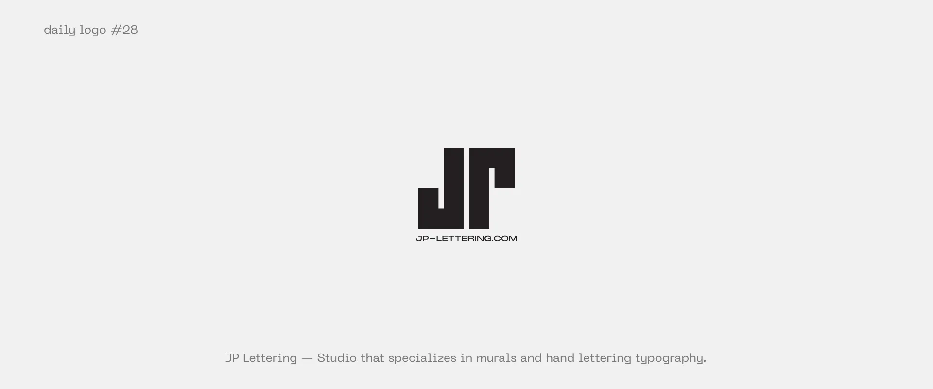 jp lettering logo