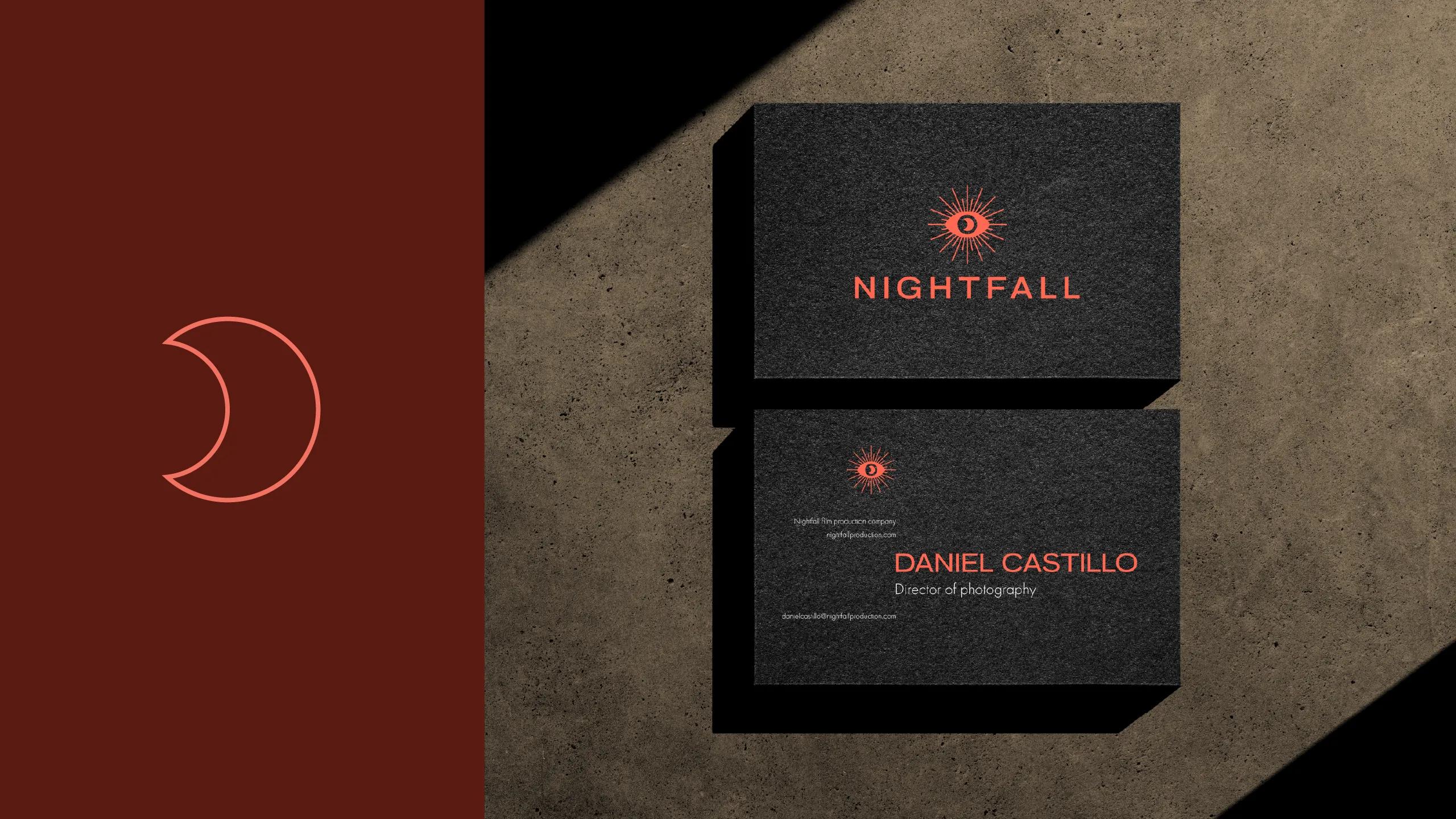 business card design mockup