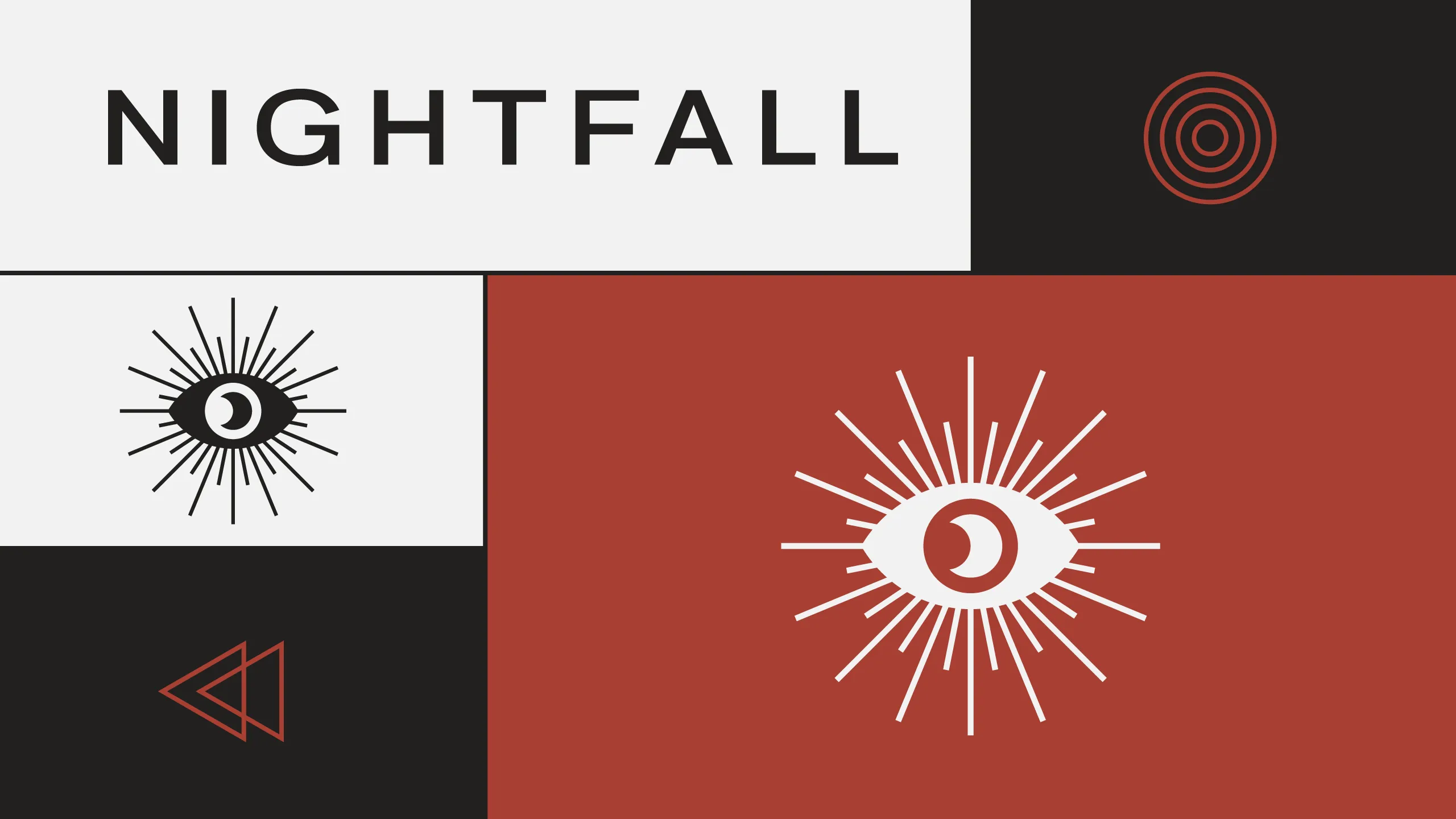 logo and icon on color
