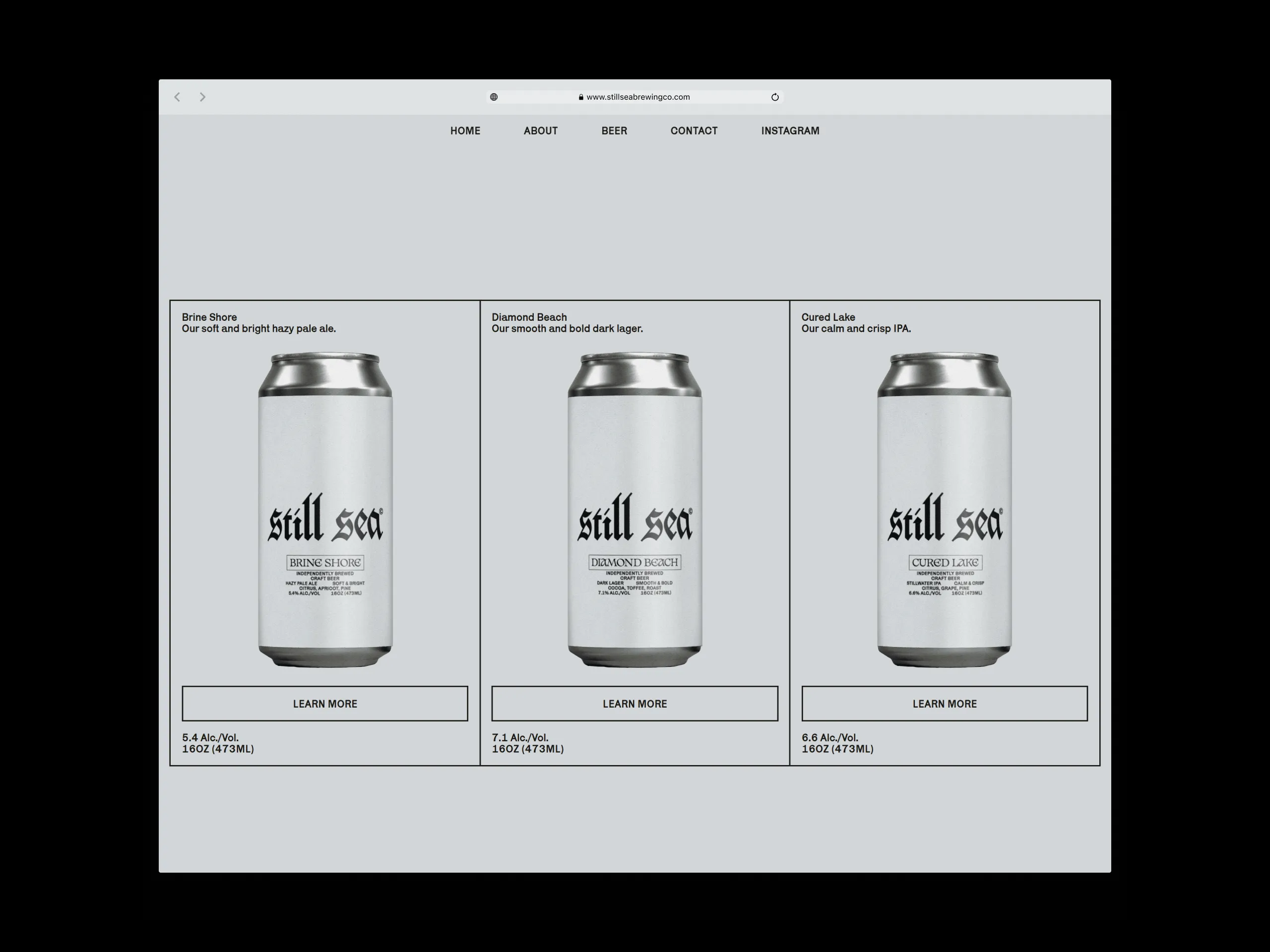 Website Desktop Product Section 