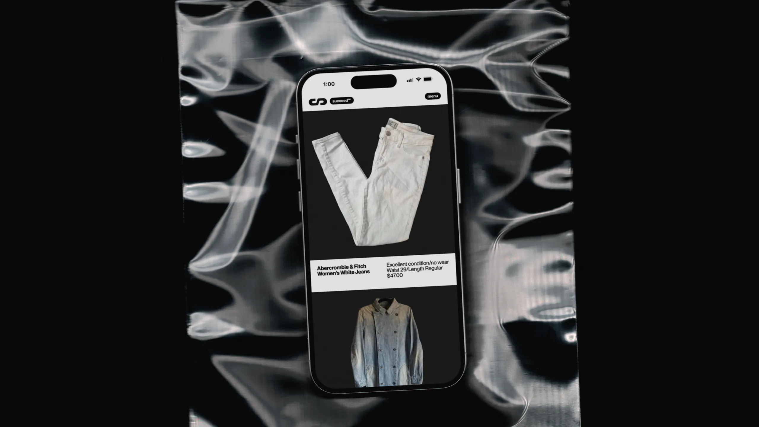 In-store items web design